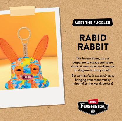 Fuggler - Keyring - Yellow/Orange Tie Dye Rabid Rabbit 2025 #107423