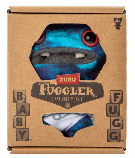 Fuggler - Plush Baby Fugg - Series 3 - Blue Tye Dye Wide Eyed Weirdo 2024 #105114