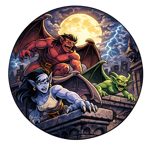 Button - 90s Theme - Gargoyles - Trio #107777