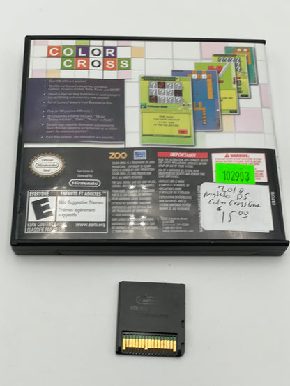 Nintendo DS - Color Cross Game 2010 #102903