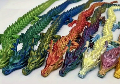 Resin / 3D Print - Articulated - Large Dragons - Assorted Colors #107222