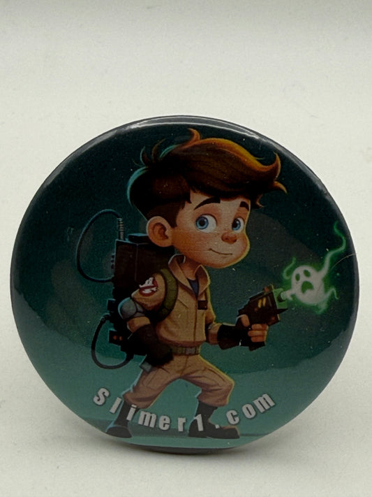 Buttons - Ghostbusters - Slimer1 Crew EJ #107081