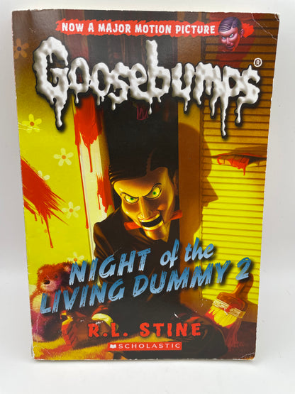 Goosebumps - RL Stine Book - Night of the Living Dummy 2 - 1995 #101985