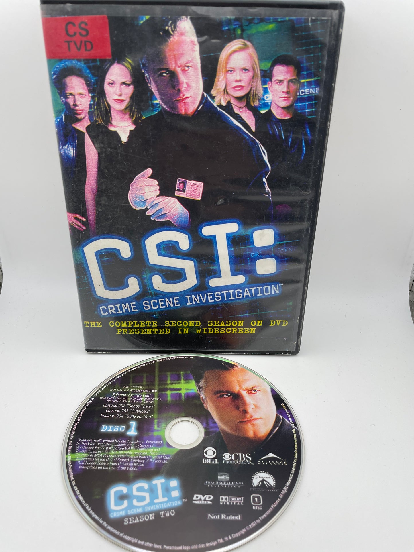 DVD - CSI Season 2 - Disk 1 - #101059