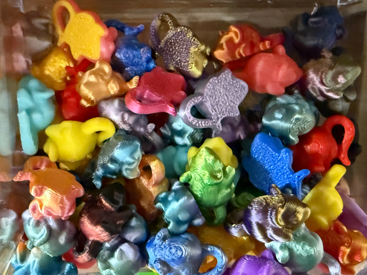 Mini Resin / 3D Print - Mice - Assorted Colors #107206