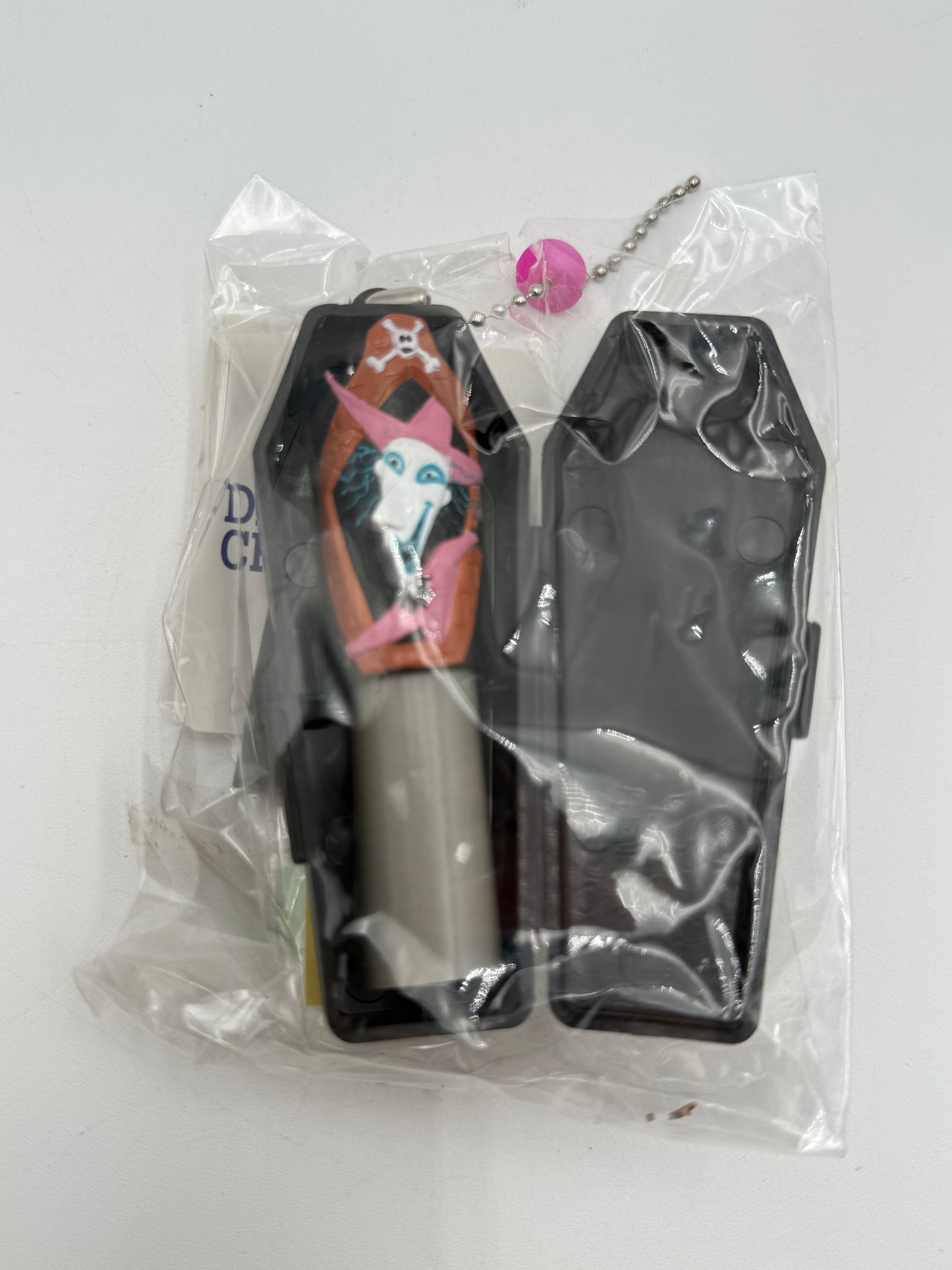 Nightmare Before Christmas - Paper Stamp Holder Coffin Keychain - Stock 1990s #105397