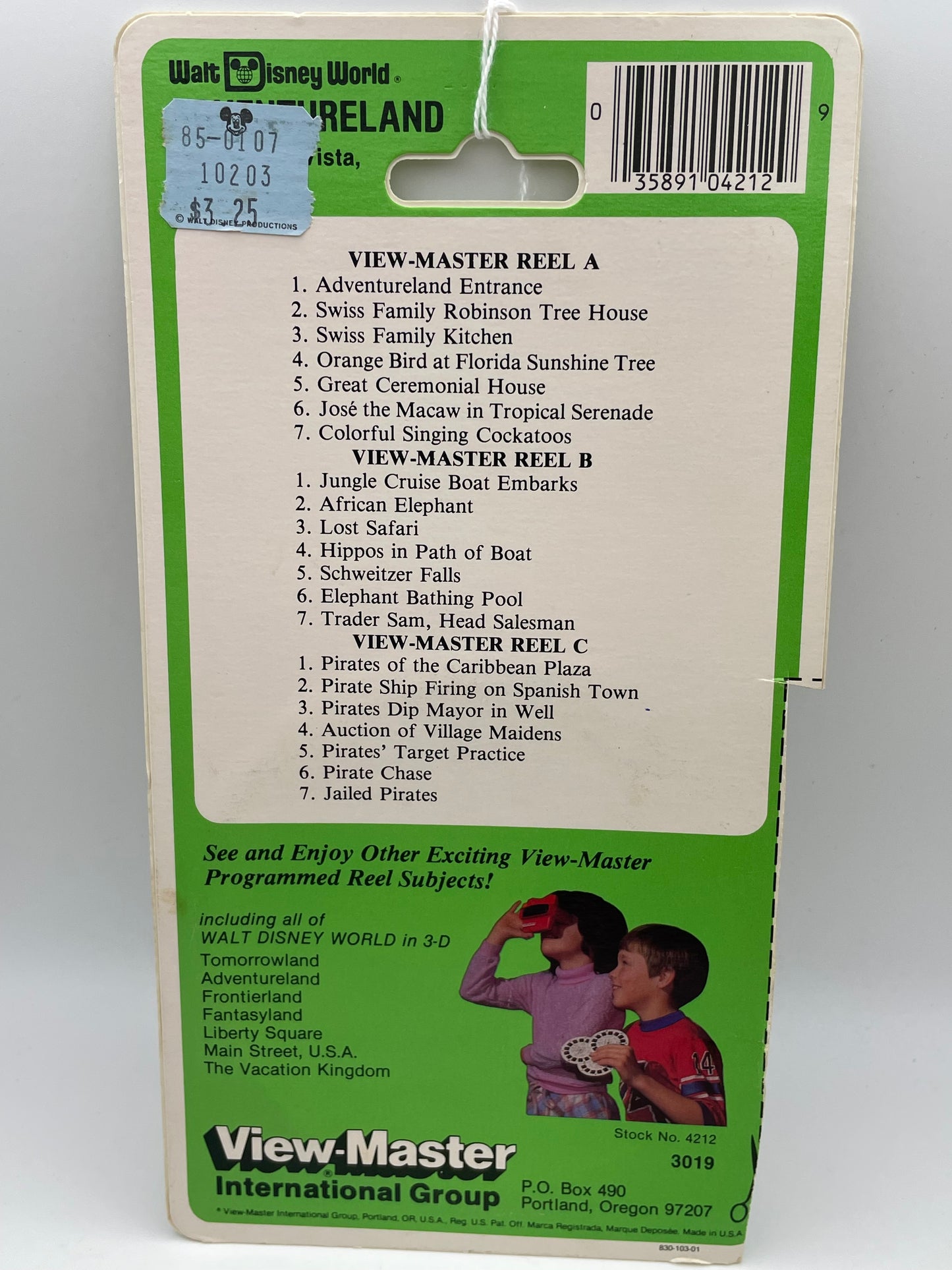 View Master - Walt Disney - Adventureland Pack #103076