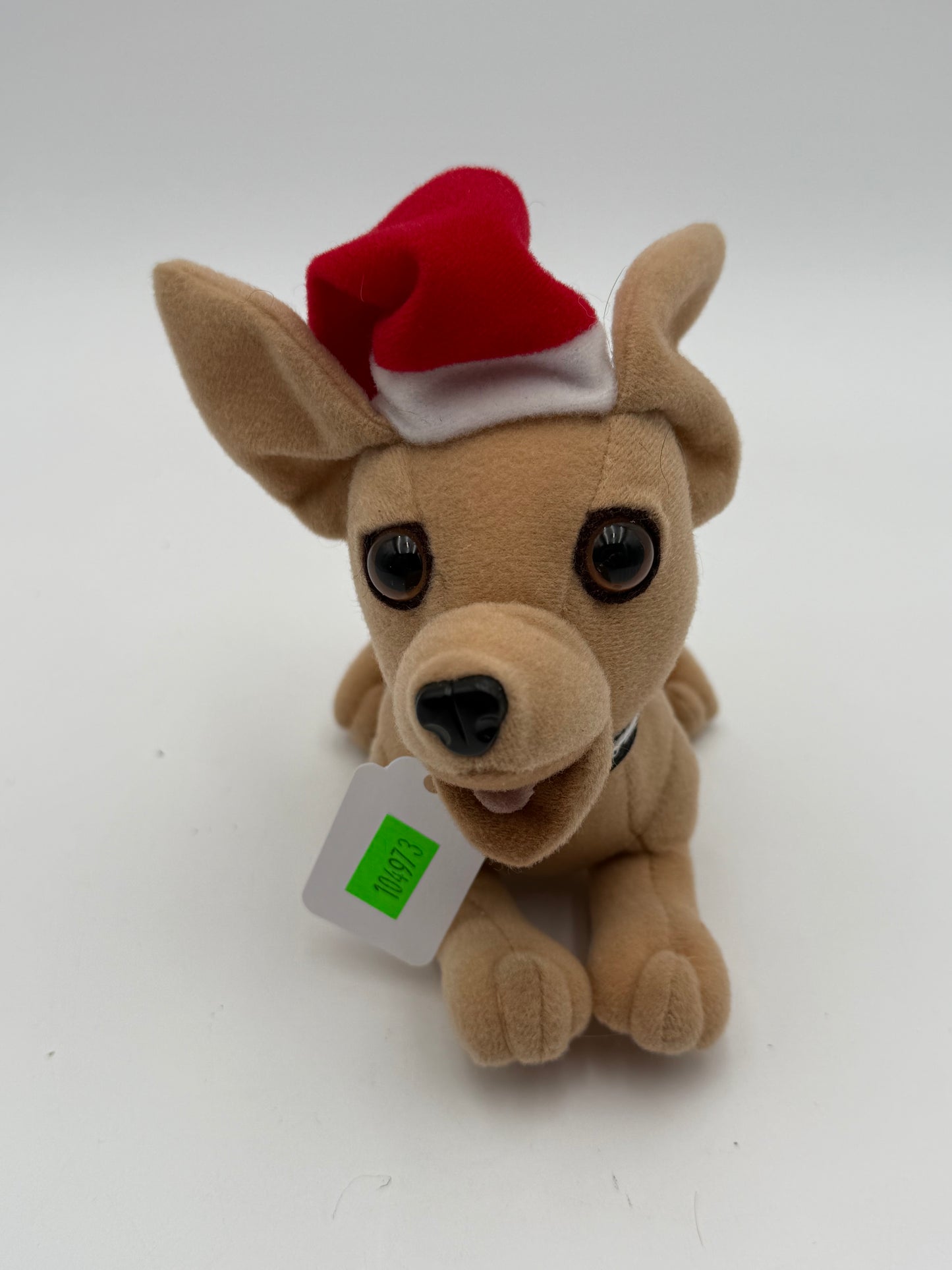 Taco Bell - Plush - Gidget Chihuahua - Santa Hat 1999 #104973