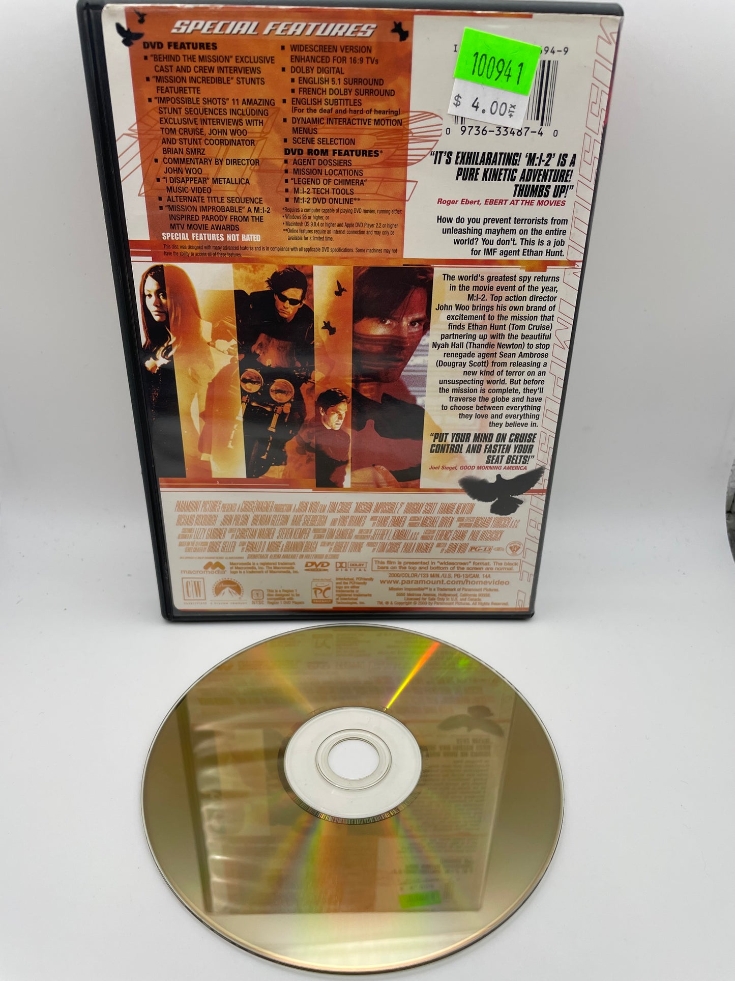 DVD - Mission Impossible 2 #100941