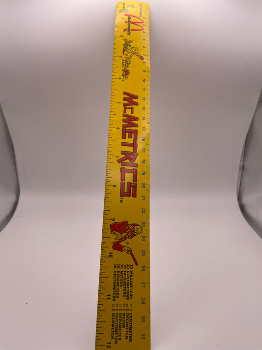 McDonald’s Metal Ruler - McMetrics #100811