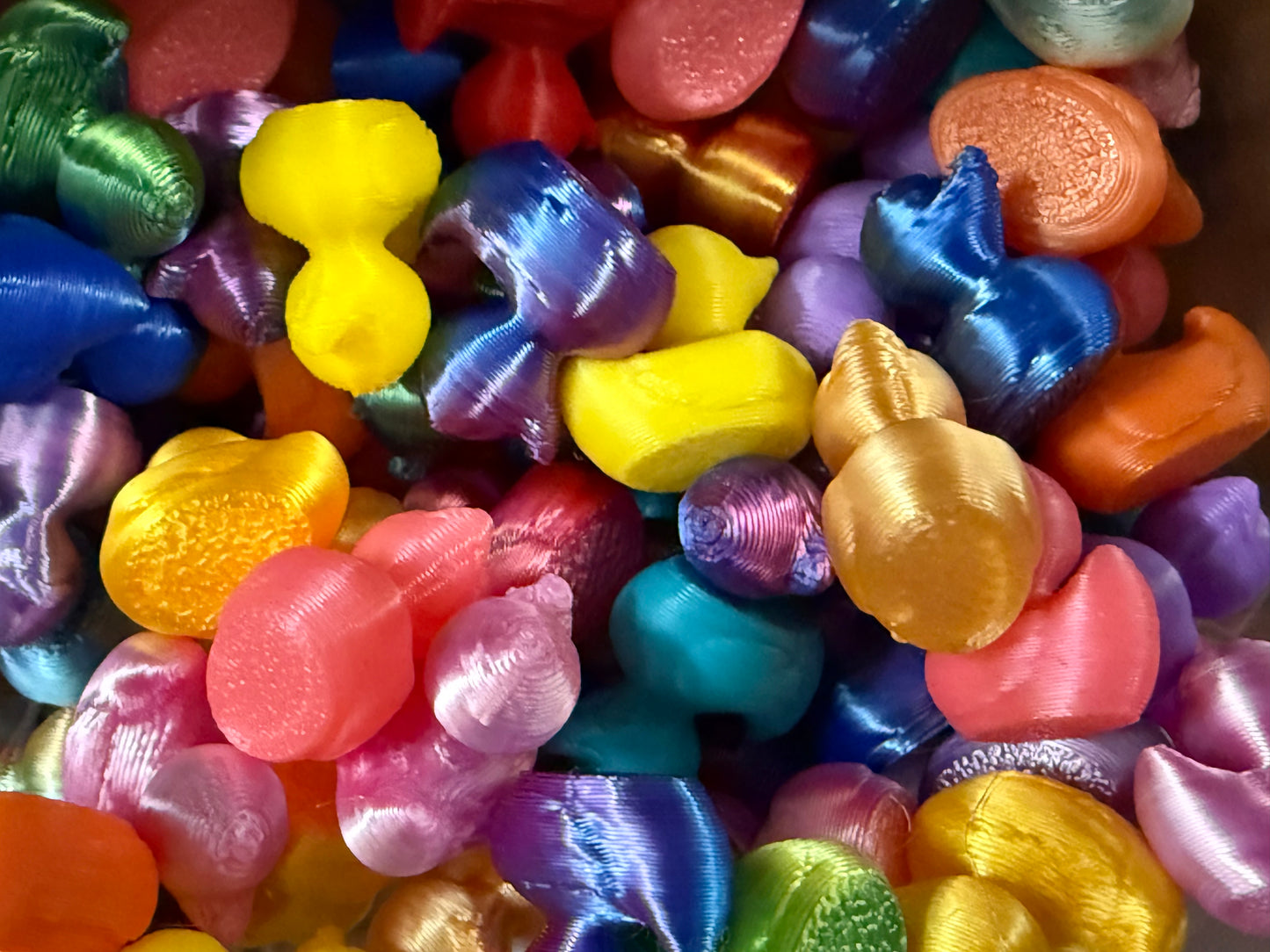 Mini Resin / 3D Print - Ducks - Assorted Colors #107193