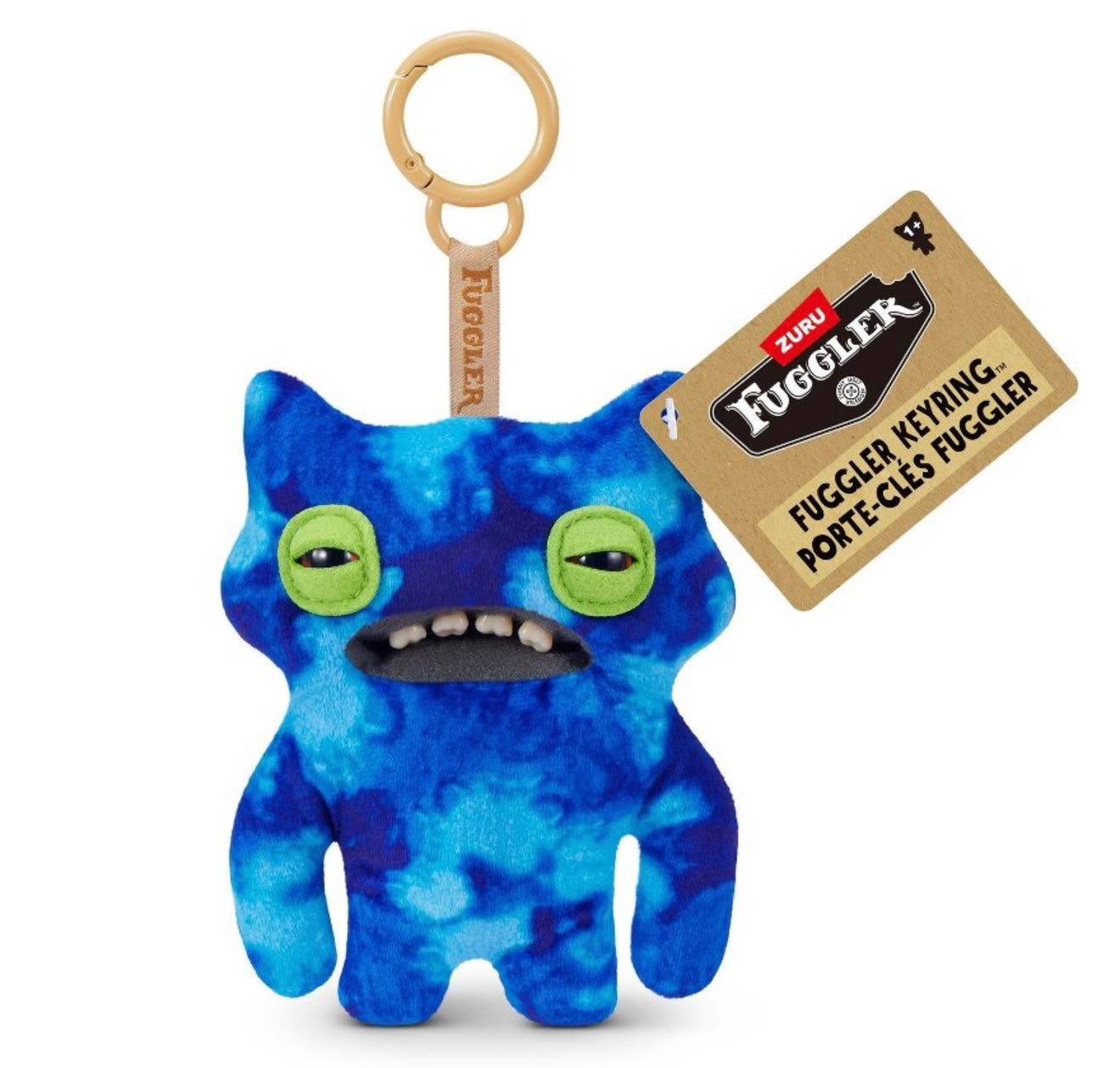 Fuggler - Keyring - Blue Tie Dye Wide Eyed Weirdo 2025 #107418
