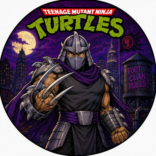 Button - 80s Theme - Teenage Mutant Ninja Turtles - Shredder #107694