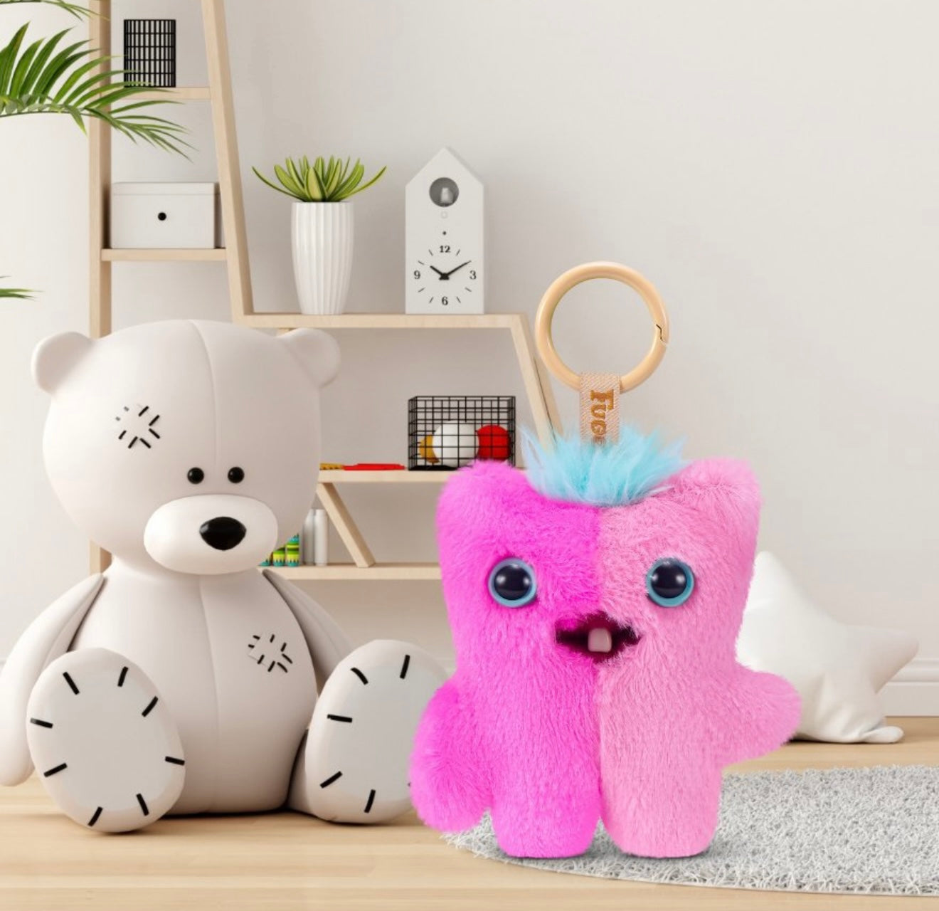 Fuggler - Baby Pinkles - Keyring - Wide Eyed Screech 2025 #107412