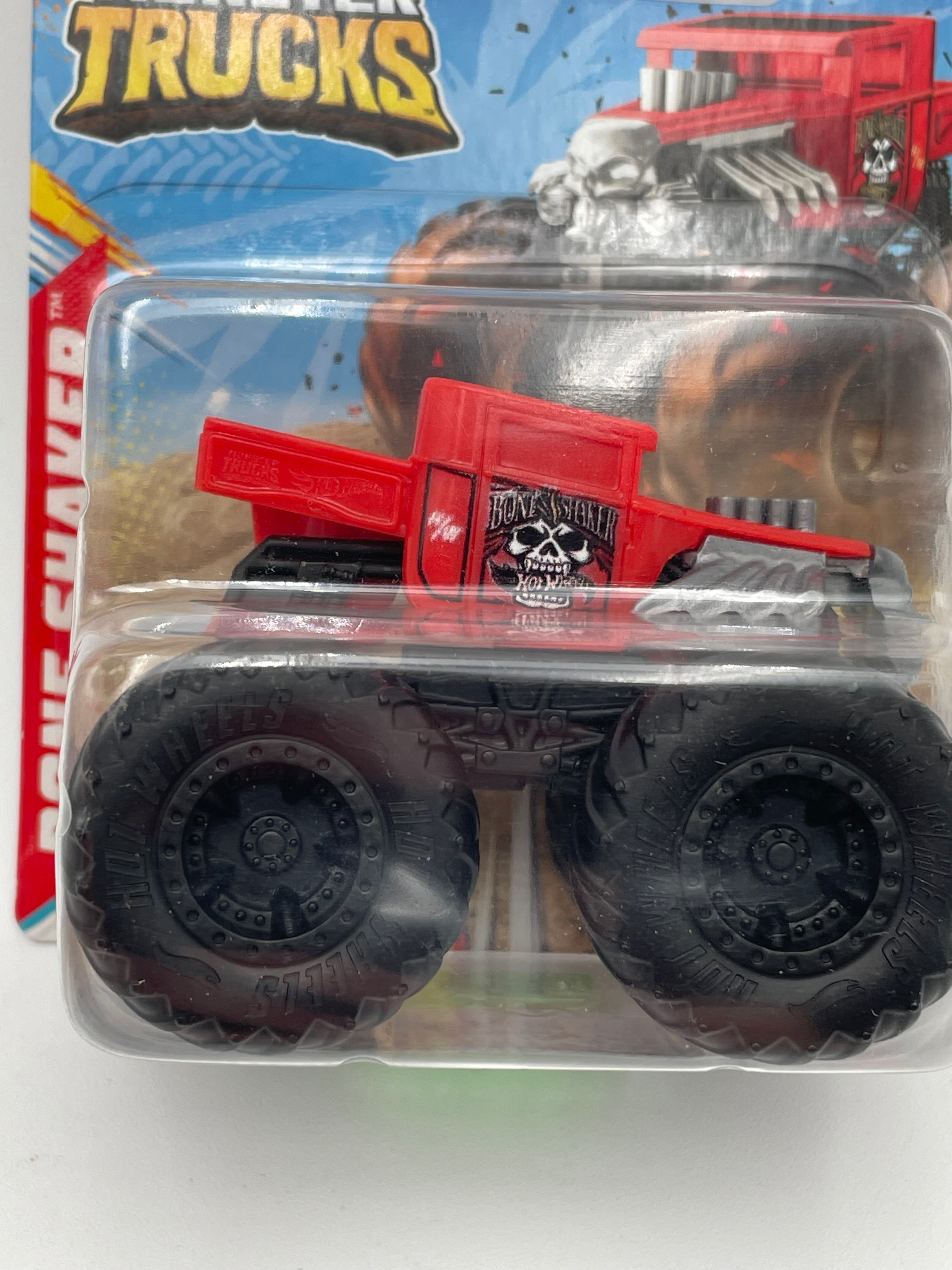 Hot Wheels - Bone Shaker Red Monster Truck 2022 #103452 – Bird n