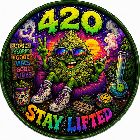 Buttons - WTHC-Radio - 420 Stay Lifted #108098