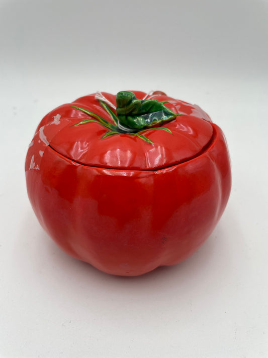 Vintage Tomato Covered Dish