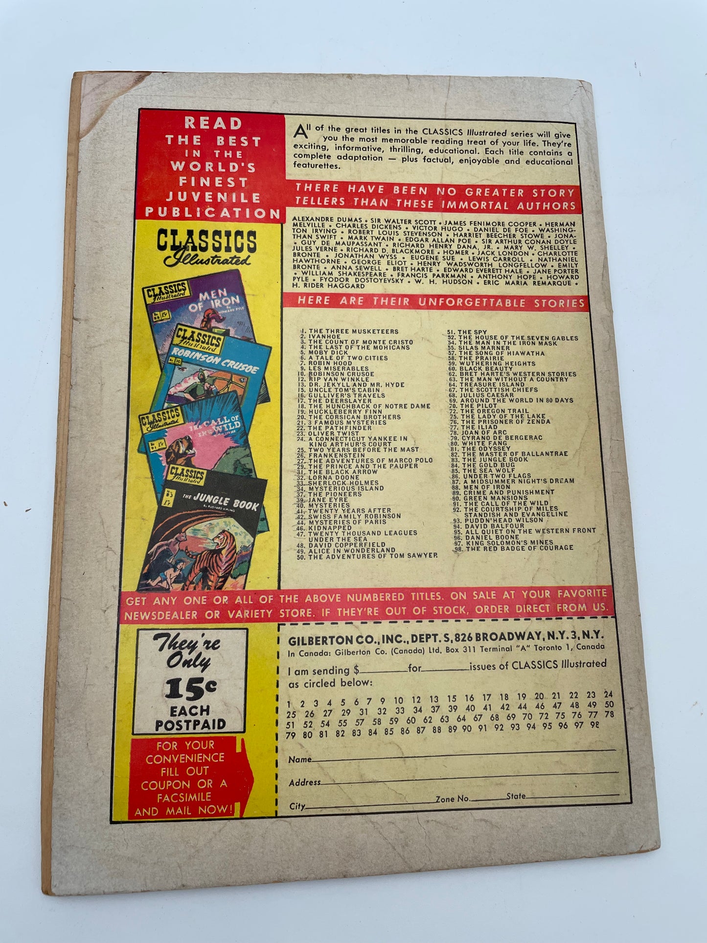 Classic Illustrated Comics - Red Badge of Courage - August 1952 #102216