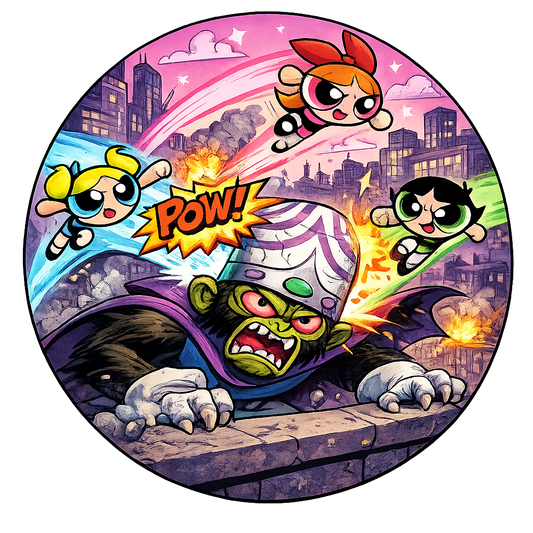 Button - 90s Theme - Power Puff Girls - Battle #107773