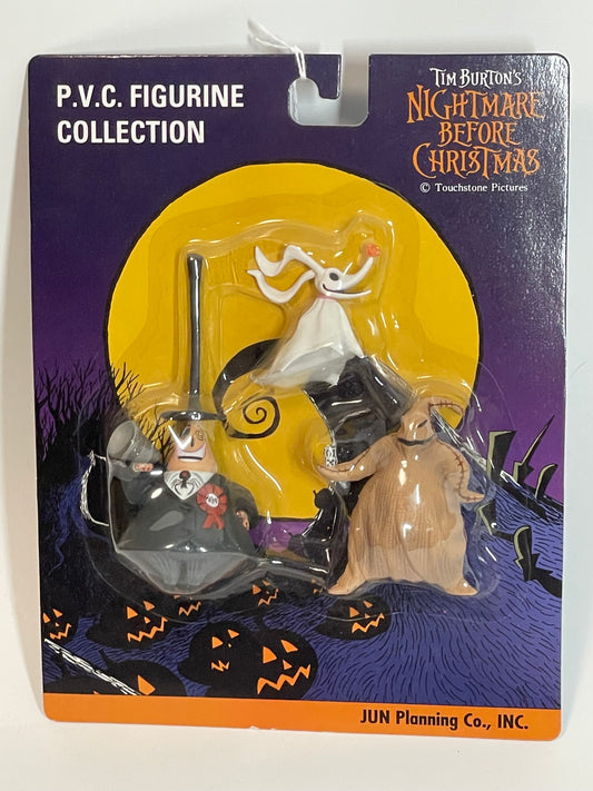 Nightmare Before Christmas - PVC Figures - Zero, Mayor & Oogie 1998 #103553