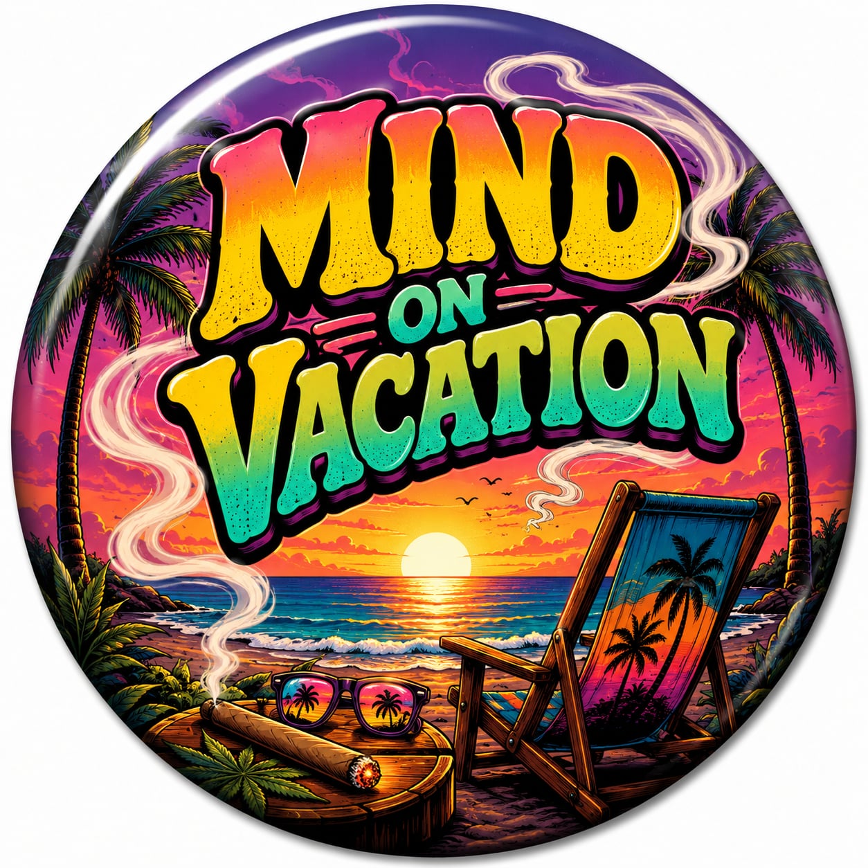 Buttons - WTHC-Radio - Mind On Vacation