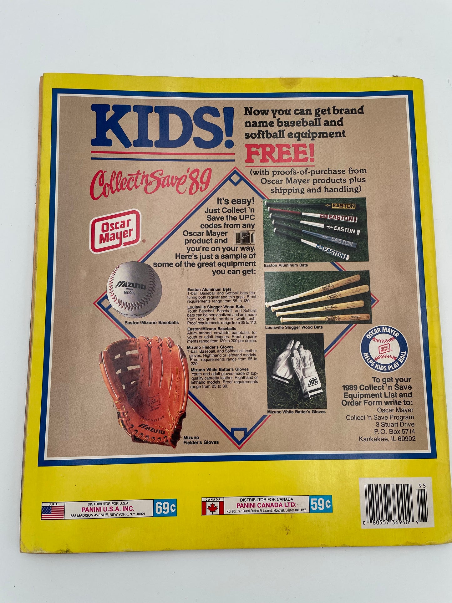 Panini Baseball ‘89 Sticker Book - 1989 #102057