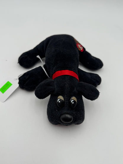 Pound Puppies - Tonka - Plush - Small Black Dog 1985 #105186