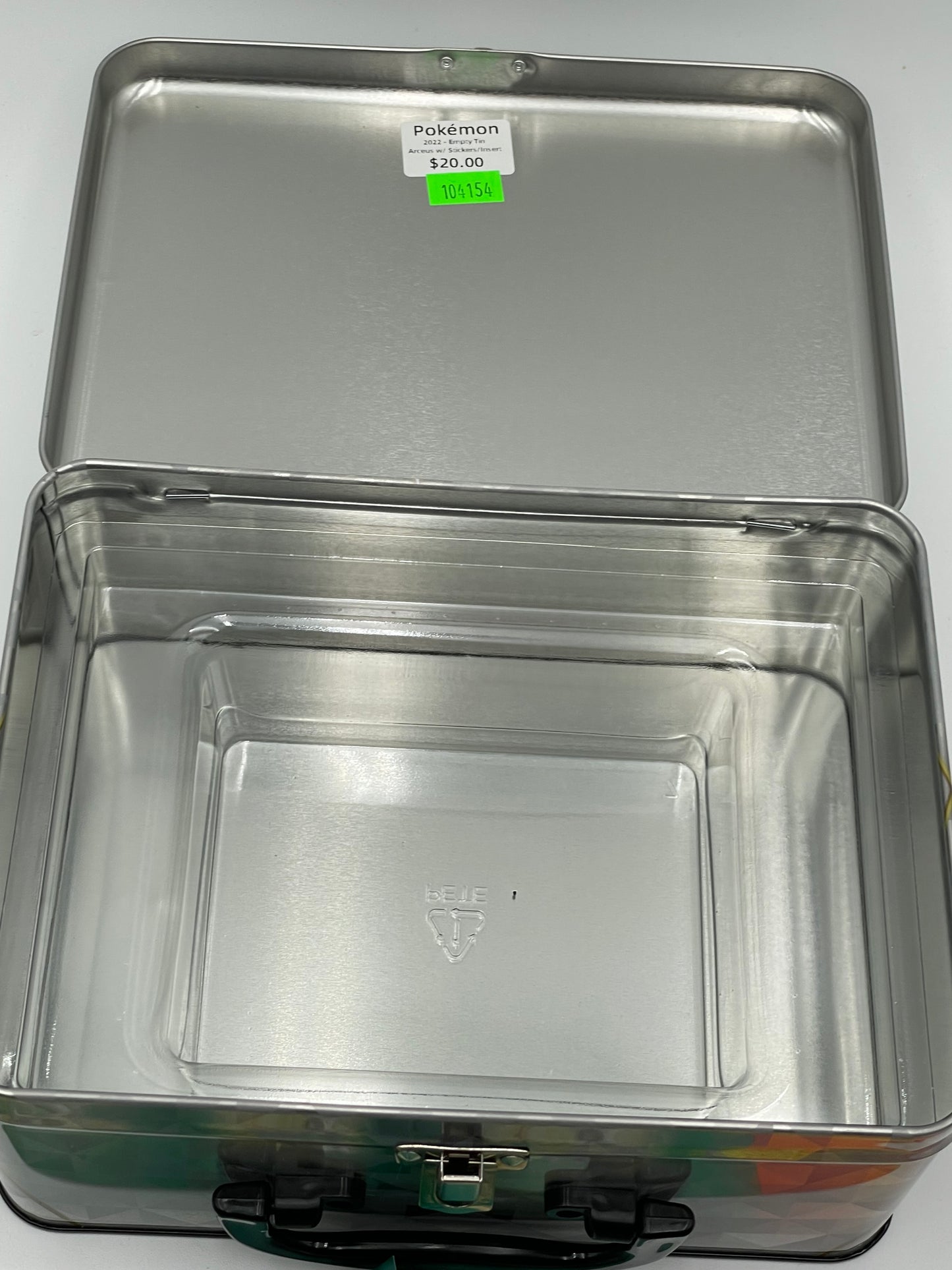 Pokémon - Empty Handled Tin - Arceus w/ Stickers 2022 #104154