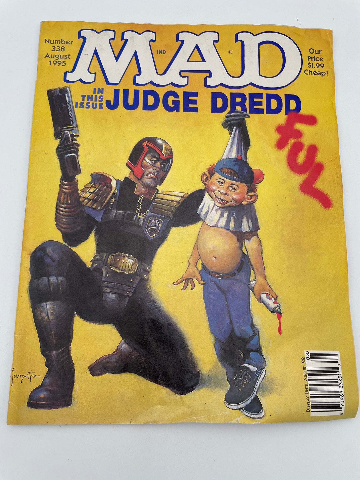 Mad Magazine - Judge Dredd #338 - August 1995 #101530