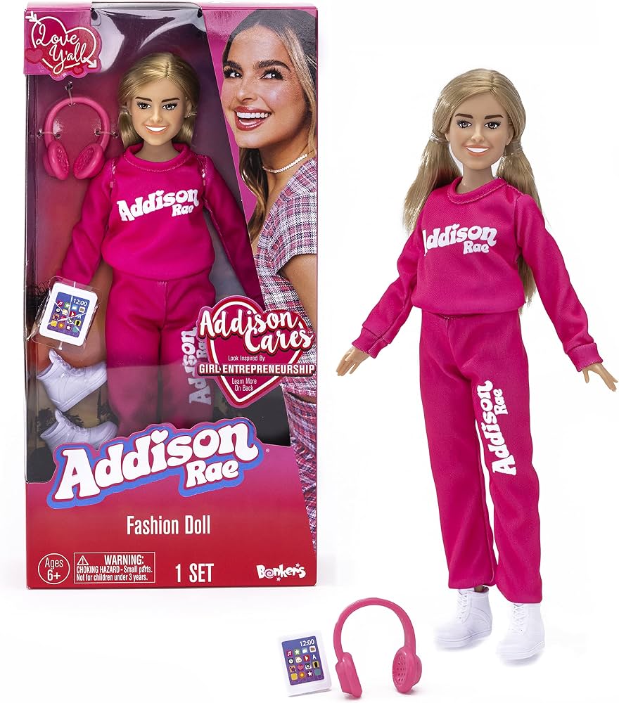 Bonker’s Toy Company - Addison Cares - Addison Rae Doll 2022 #108285