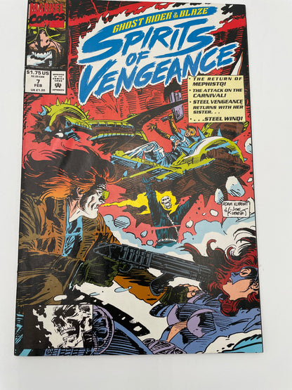 Marvel Comics - Ghost Rider & Blaze Spirit of Vengeance #7 - February 1993 #102246