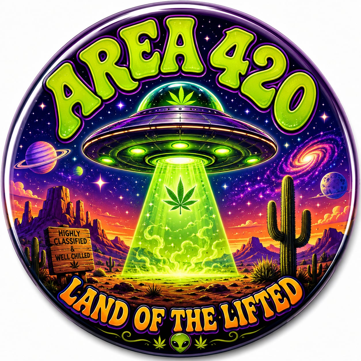 Buttons - WTHC-Radio - Area 420 #108061