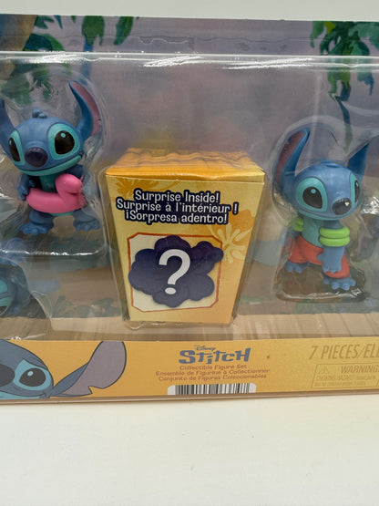 Disney - Stitch - 7pc Collectible Figure Set - 2025 #107400