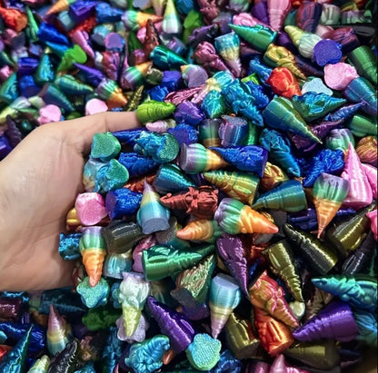 Mini Resin / 3D Print - Gnomes - Rainbow Assorted #106705