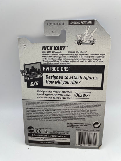 Hot Wheels - Ride Ons #197 5/5 Kick Kart Red 2018 #103222