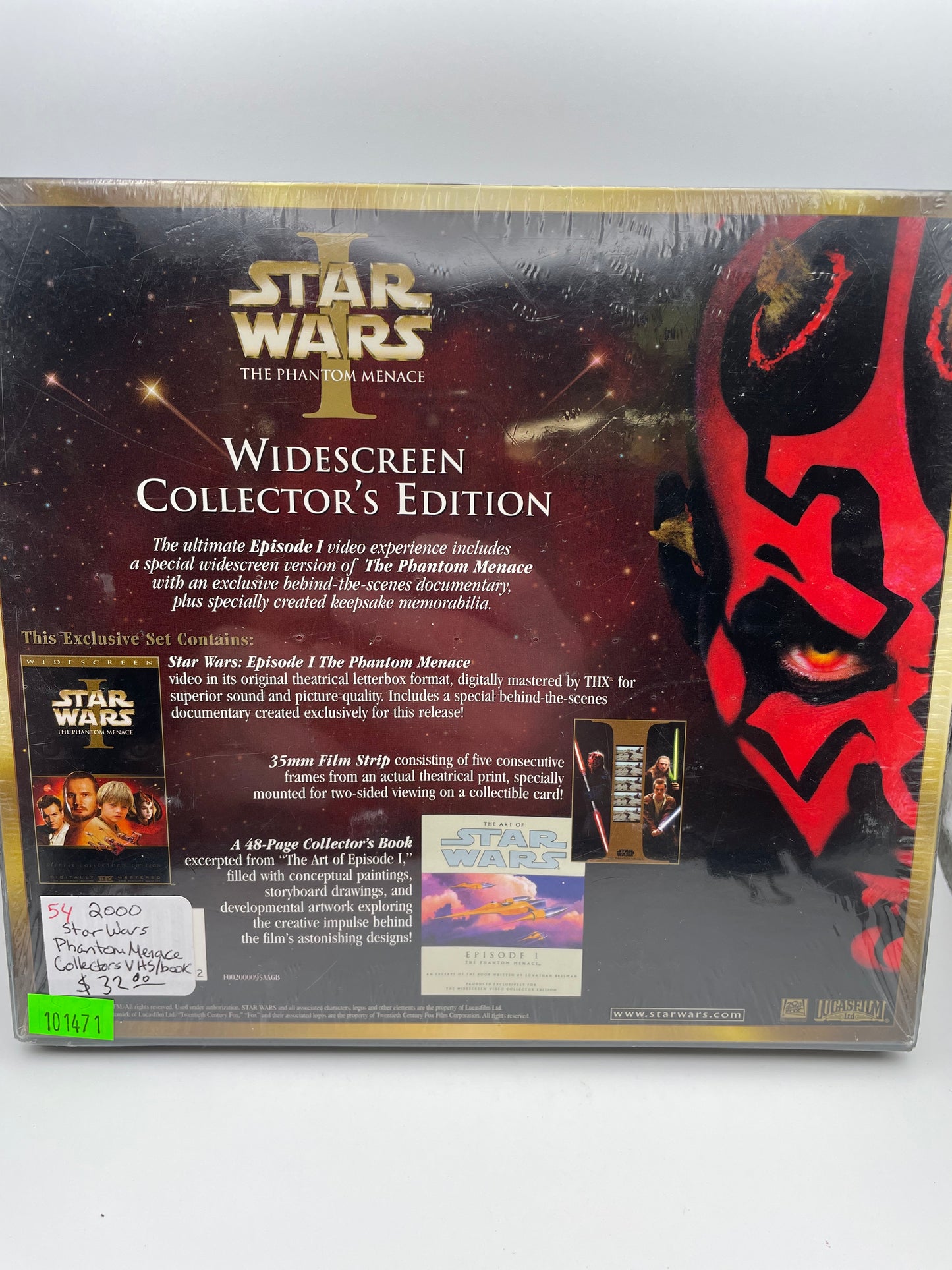 Star Wars - The Phantom Menace VHS & Book 2000 #101471