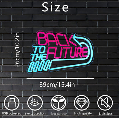 Neon Sign - Back To The Future - #107280