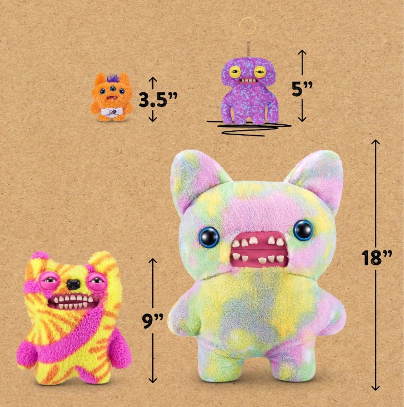 Fuggler - Keyring - Purple Speckled Squidge 2025 #107424