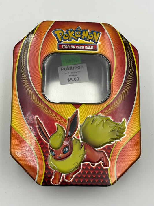 Pokémon - Empty Tin - Flareon 2017 #104142
