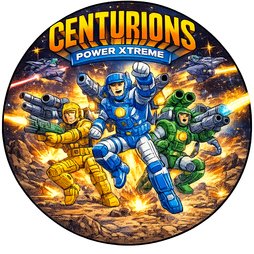 Button - 80s Theme - Centurions