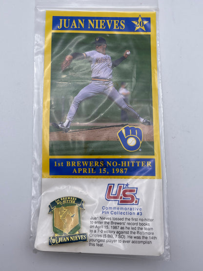 Commemorative Pin Collection - #3 Juan Nieves #101871