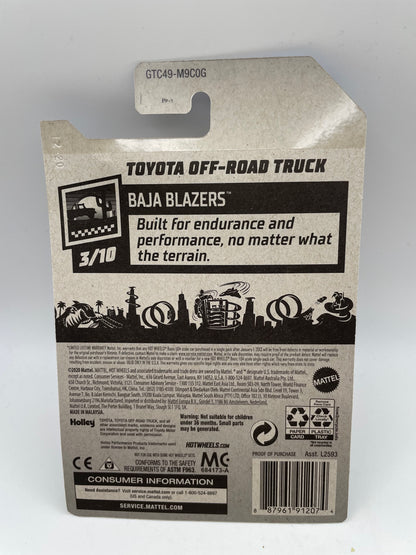 Hot Wheels - Baja Blazers - #4 3/10 Toyota Off Road Truck Red 2021 #103273