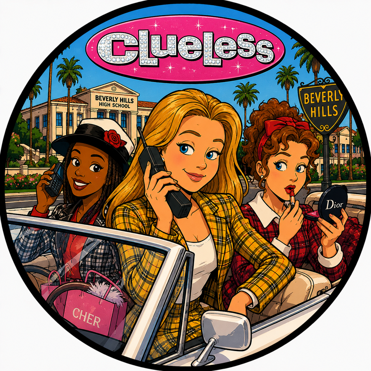 Buttons - 90s Theme - Clueless #108138