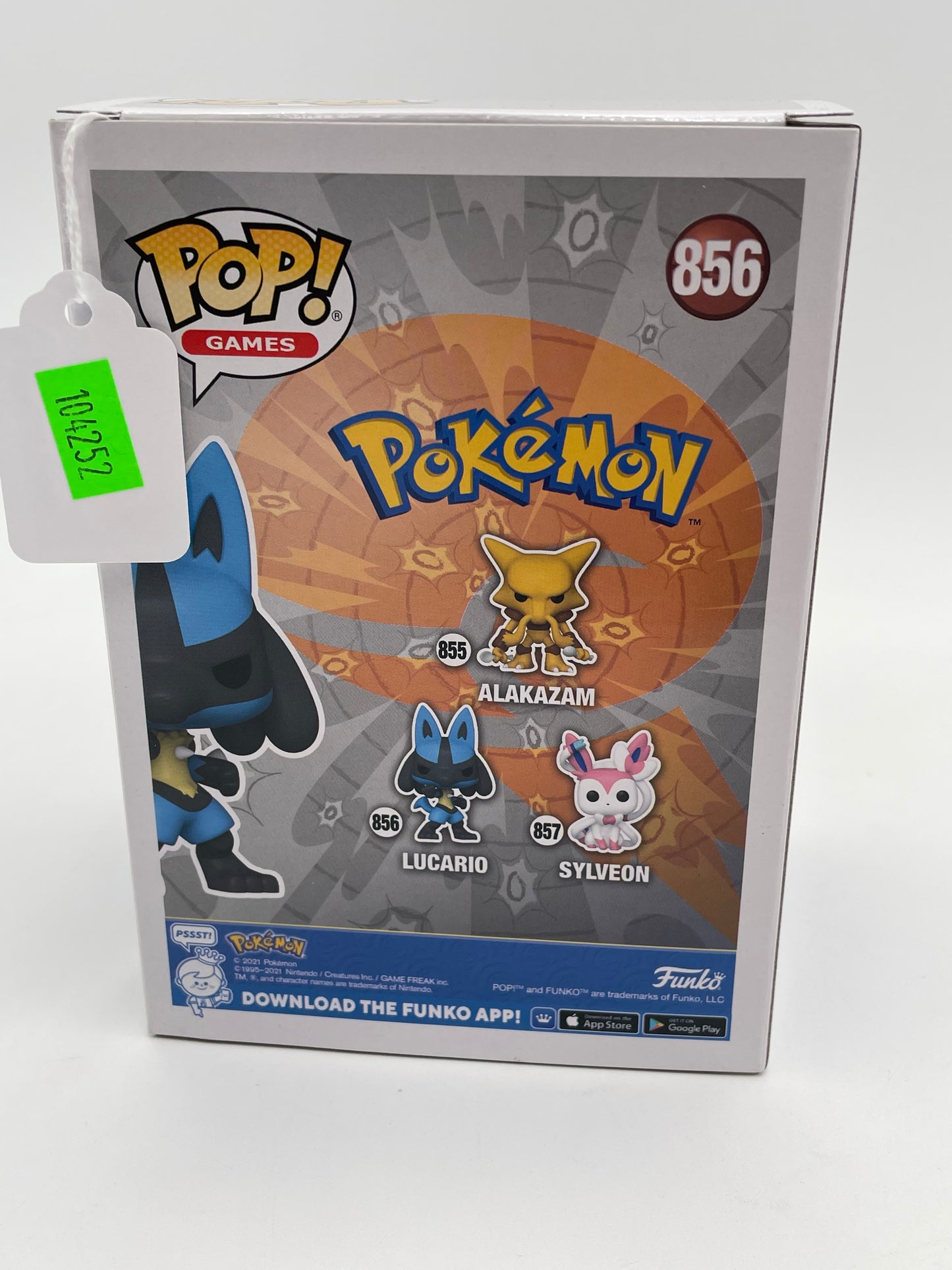 Pokémon - Funko Pop -  856 Lucario #104252
