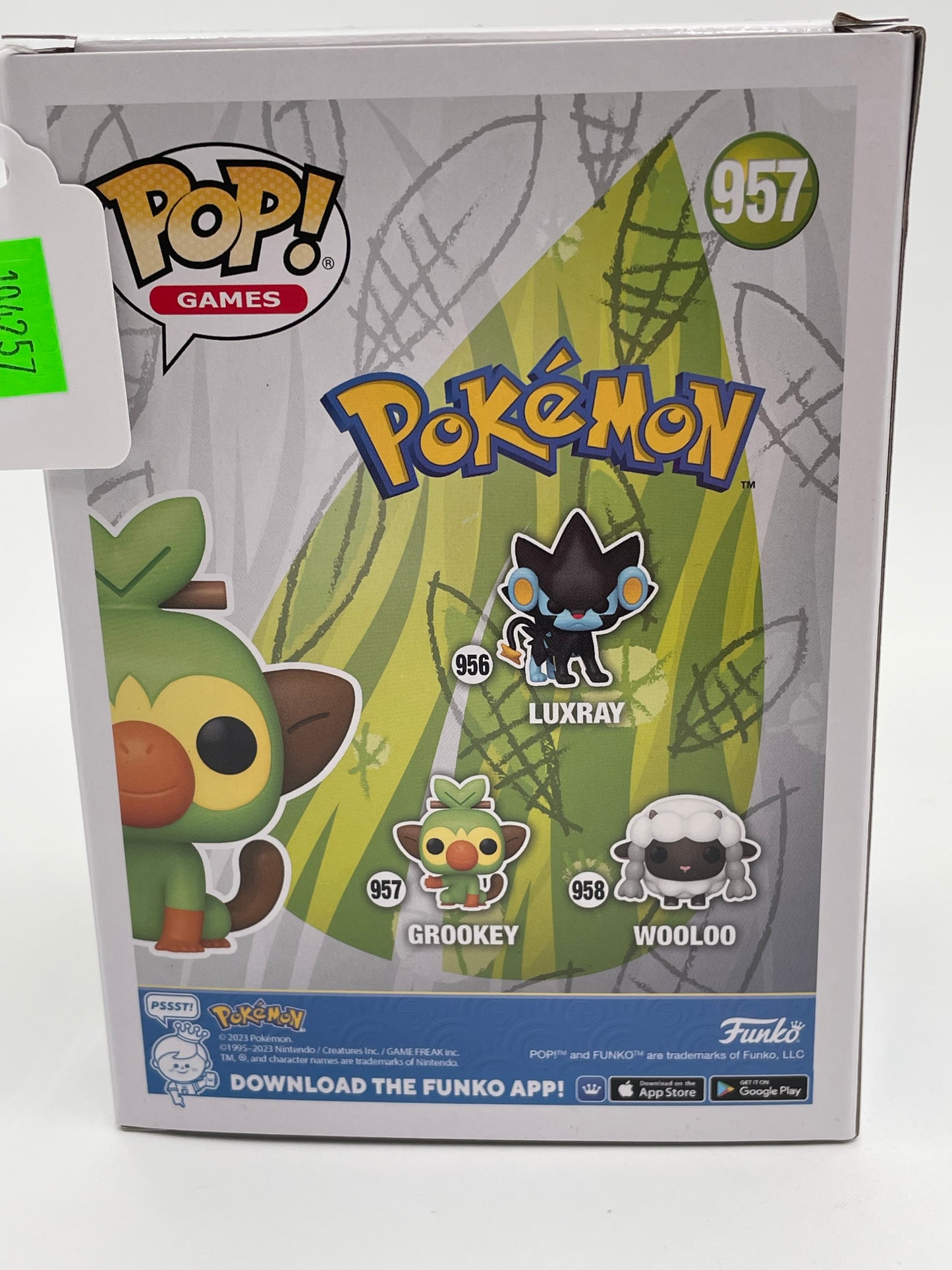 Pokémon - Funko Pop - 957 Grookey #104257