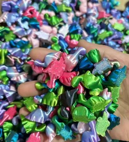 Mini Resin / 3D Print - Dinosaurs - Assorted Colors #107205