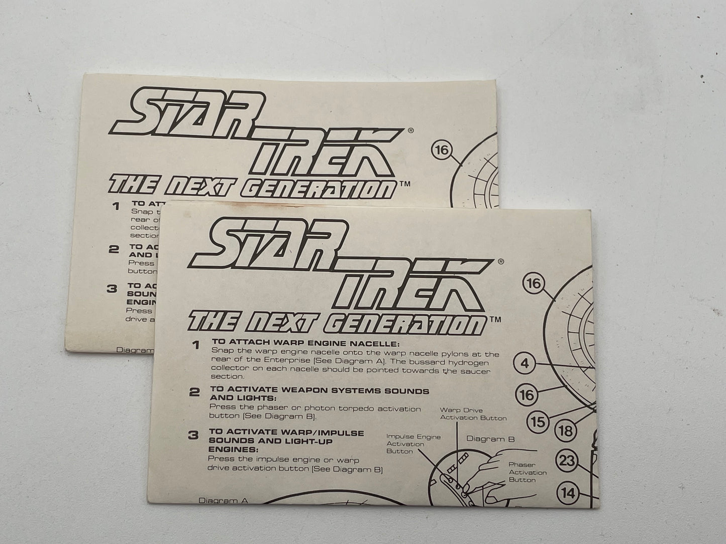 Star Trek - Playmates - TNG Starship Enterprise 1992 #104538