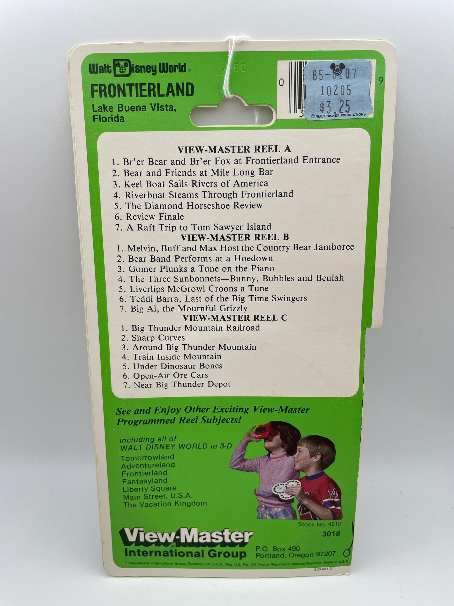 View Master - Walt Disney - Frontierland Pack #103095