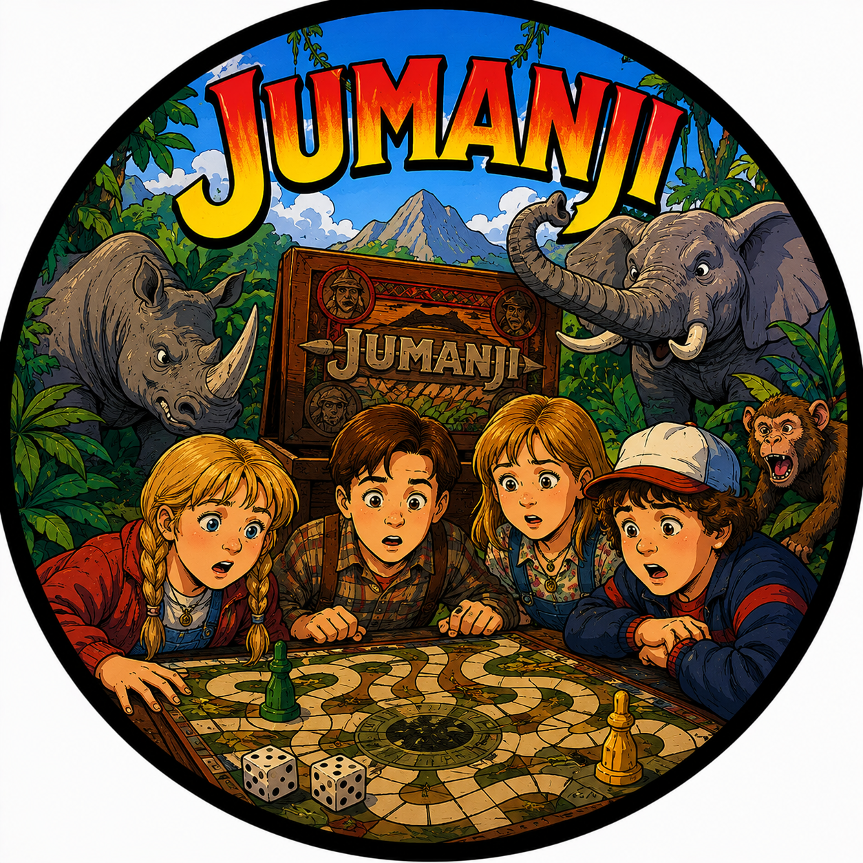 Buttons - 90s Theme - Jumanji #108129