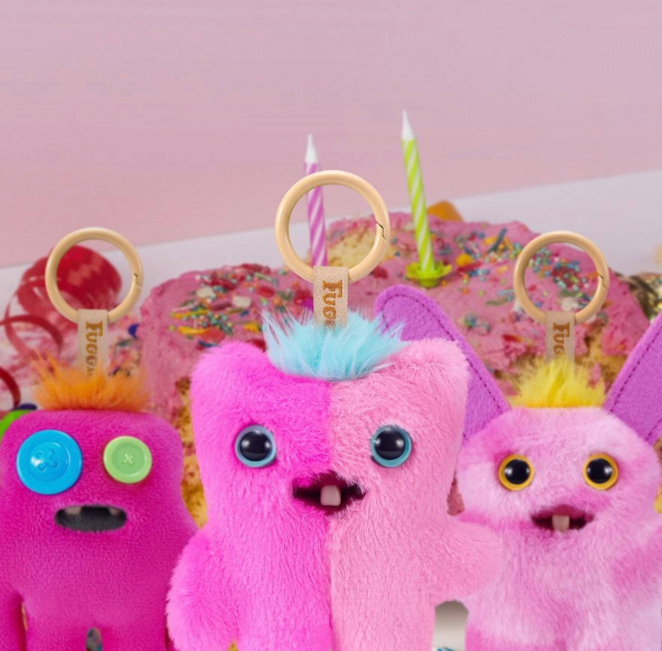 Fuggler - Baby Pinkles - Keyring - Wide Eyed Screech 2025 #107412